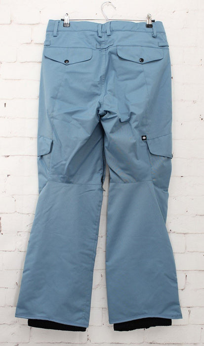 686 Aura Insulated Cargo Snowboard Pants, Women's Small, Steel Blue New