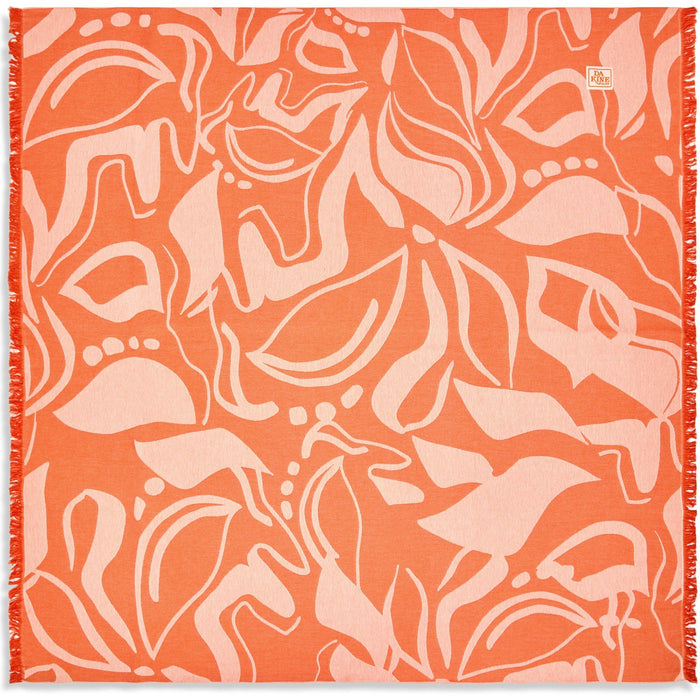 Dakine Oversized Lightweight Cotton Jacquard Beach Blanket Towel Bisque Jazz New