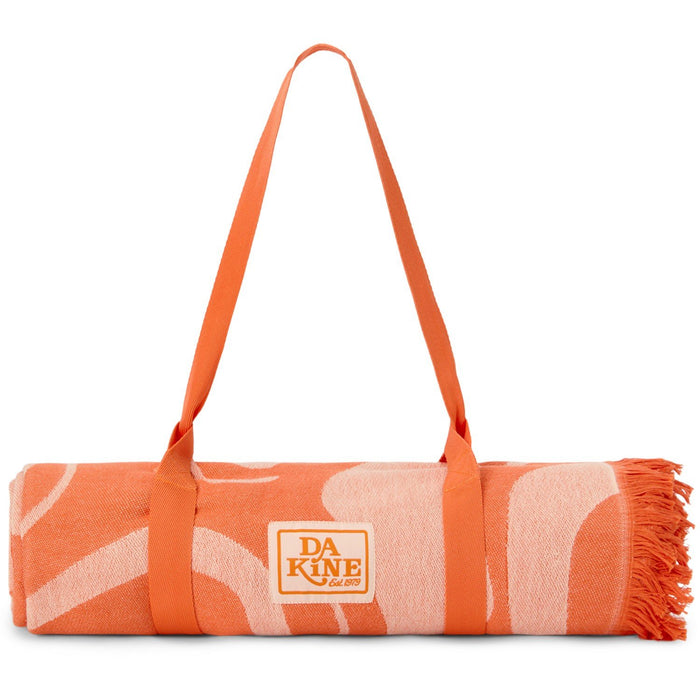 Dakine Oversized Lightweight Cotton Jacquard Beach Blanket Towel Bisque Jazz New