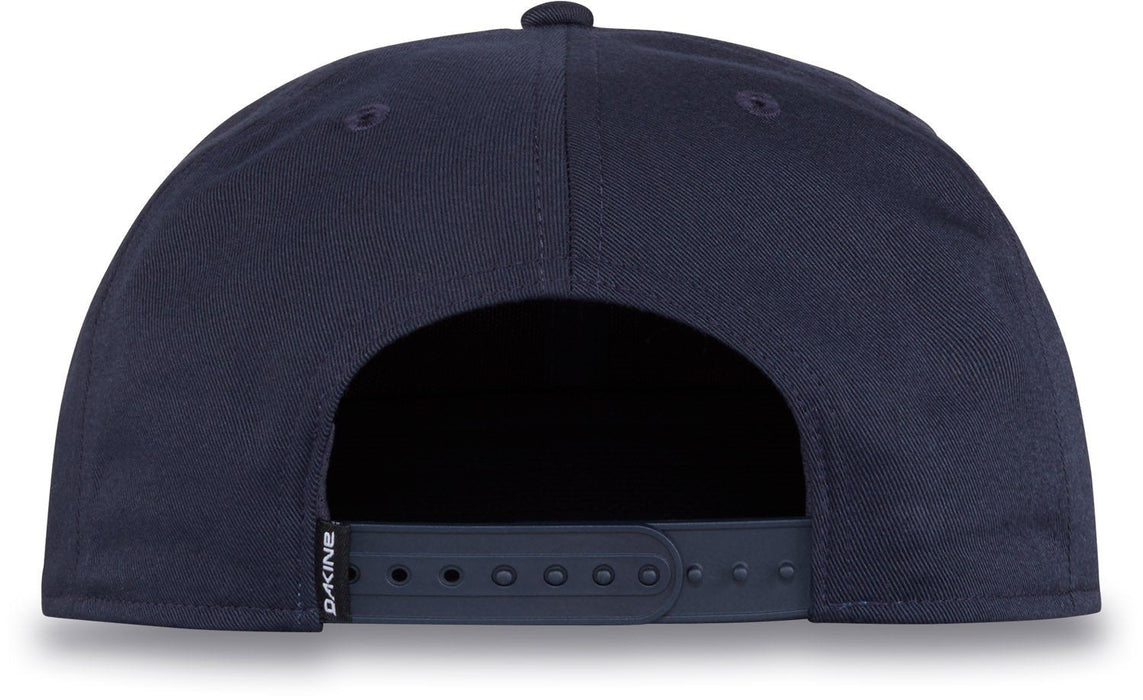 Dakine Box Rail Cap Snapback High Crown Flat Brim Hat Naval Academy Blue New