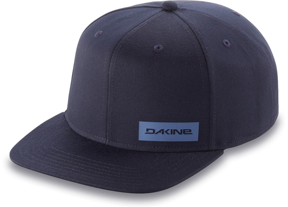 Dakine Box Rail Cap Snapback High Crown Flat Brim Hat Naval Academy Blue New