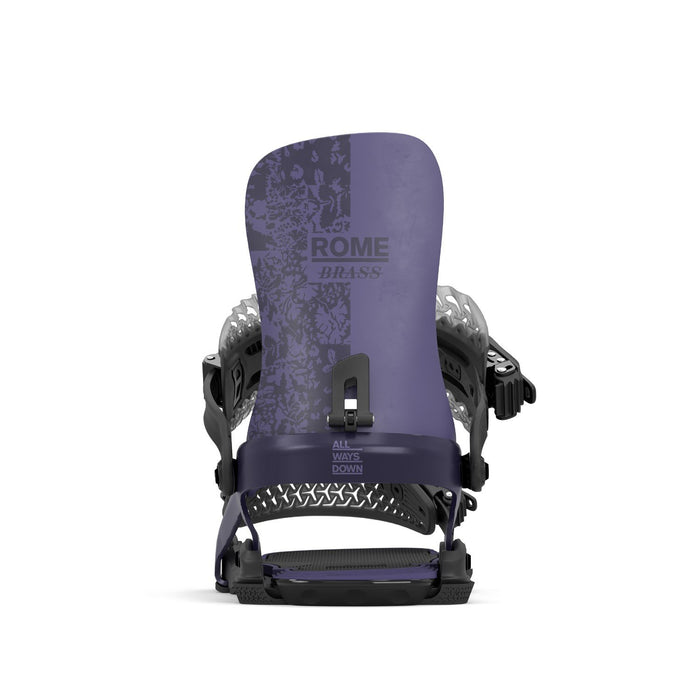 Rome Brass AW Snowboard Bindings M/L (Women's US 9-11.5) Purple 2026