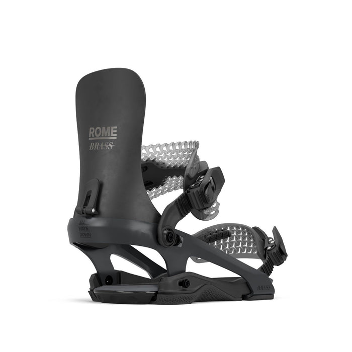 Rome Brass FW Snowboard Bindings Small (Women's US 6.5-8.5) Black New 2026