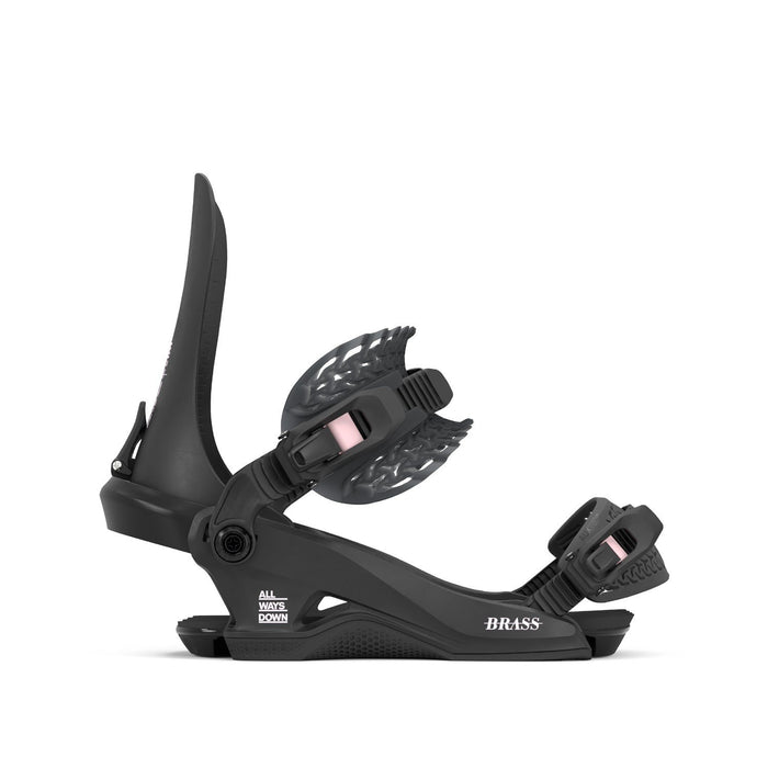 Rome Brass HW Snowboard Bindings Small (Women's US 6.5-8.5) Black New 2027