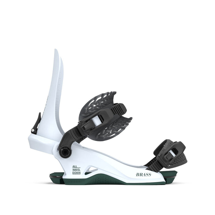 Rome Brass HW Snowboard Bindings Small (Women's US 6.5-8.5) Ice New 2026