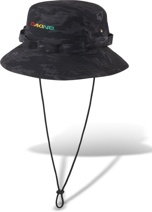 Dakine Breaker Boonie Hat with Drawstring Unisex Black Vintage Camo Print New