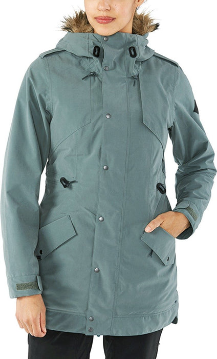 Dakine Women's Brentwood Snowboard Jacket Medium Balsam Green New