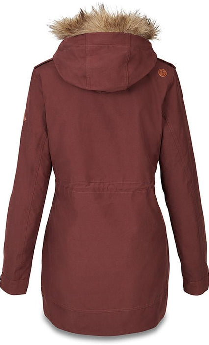 Dakine Brentwood Insulated Snowboard Jacket, Medium Women's, Rust Brown New