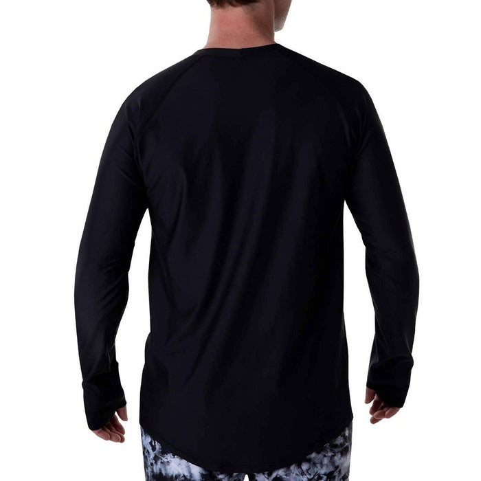 BlackStrap Men's Skyliner All-Season Base Layer Crewneck Shirt Large Solid Black