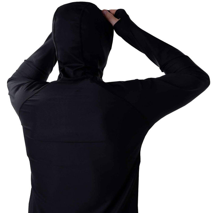 BlackStrap Men's Summit Base Layer Hoodie Large Solid Black New