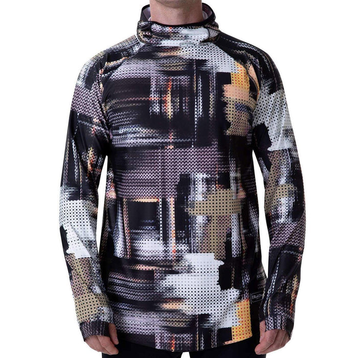 BlackStrap Men's Summit Base Layer Hoodie Large Robotic Print New