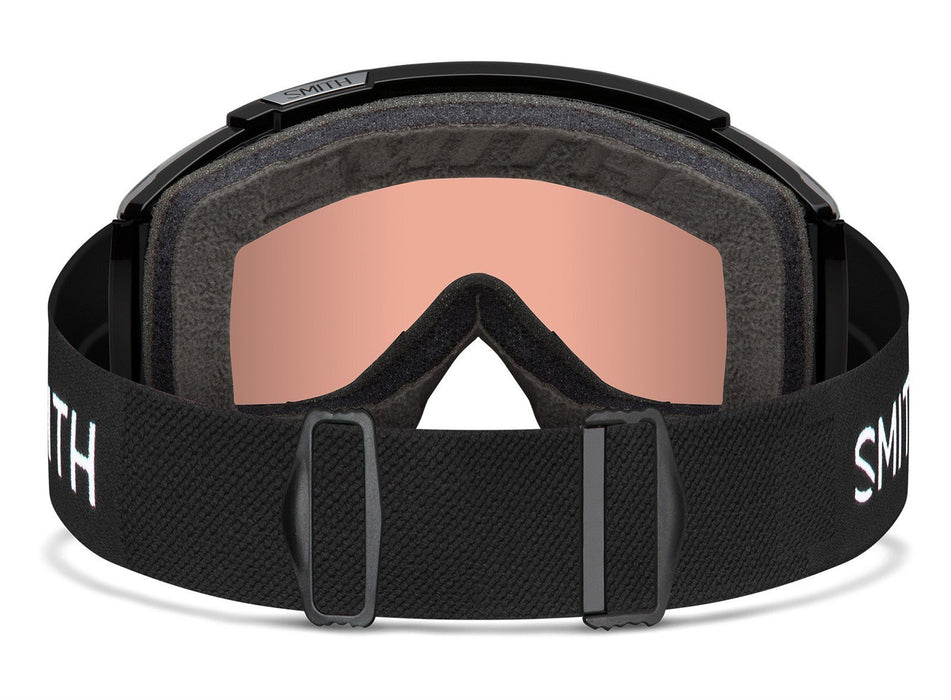 Smith Squad MTB / Bike Goggles Black ChromaPop Everyday Red + Bonus Lens New