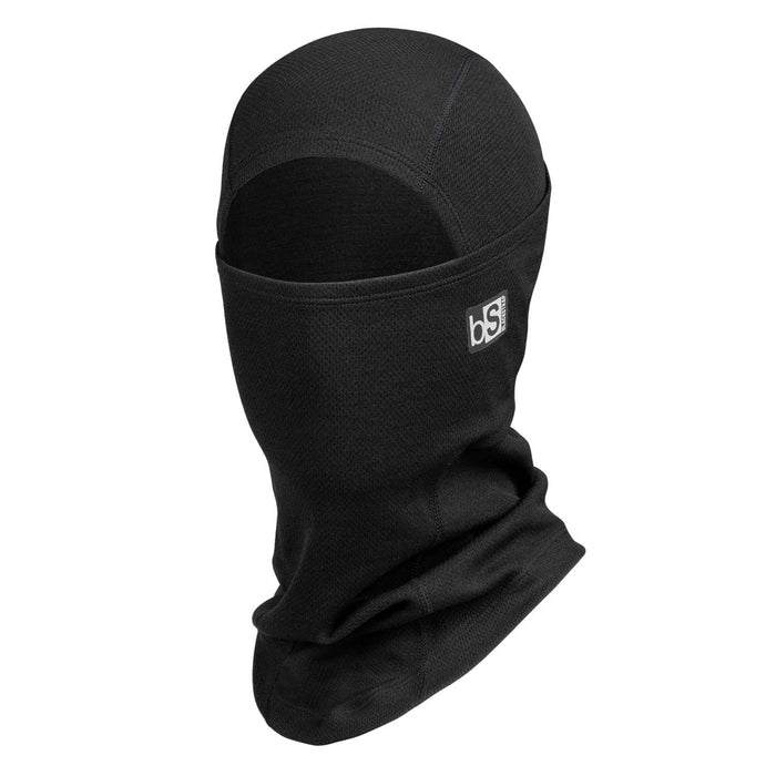 BlackStrap Adult Merino Hood Balaclava Facemask Solid Black New