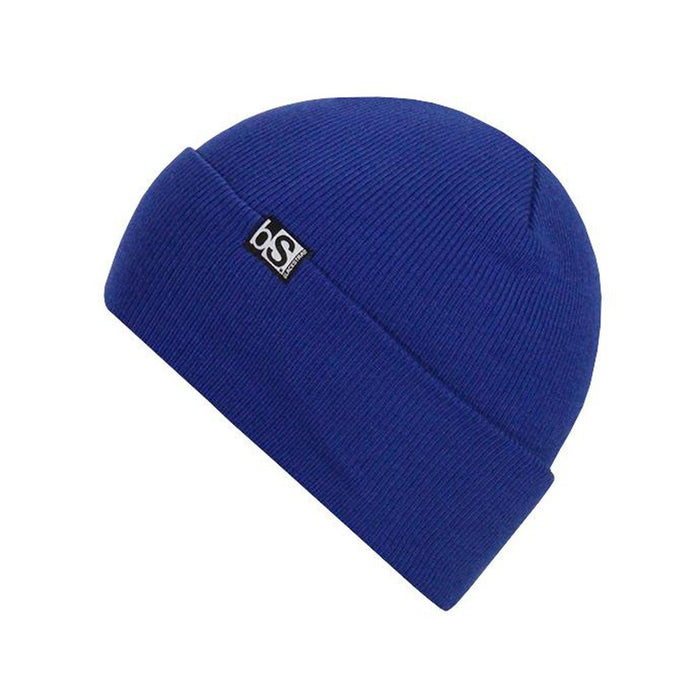 BlackStrap Essential Beanie Tall Fit Fine Acrylic Knit Cuffed Royal Blue New