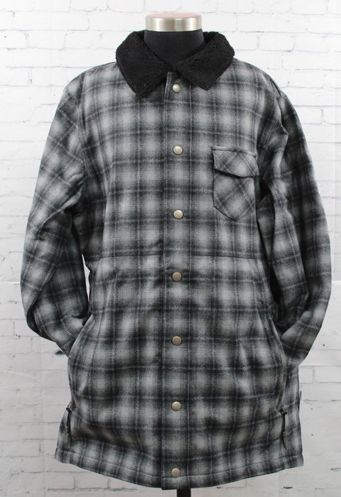 Bonfire Pendleton Filly Shirt/Jacket, Women's Extra Large/XL, Charcoal Plaid New