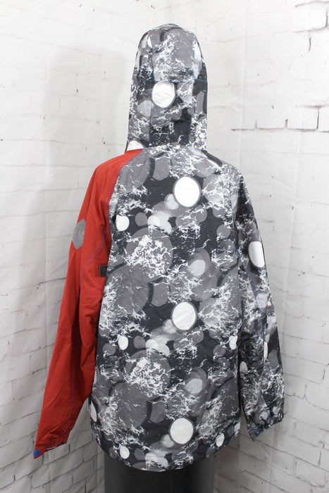 Bonfire Trapper Snow Shell Jacket, Mens Large, Dreamscape (Grey) / Torch Red New