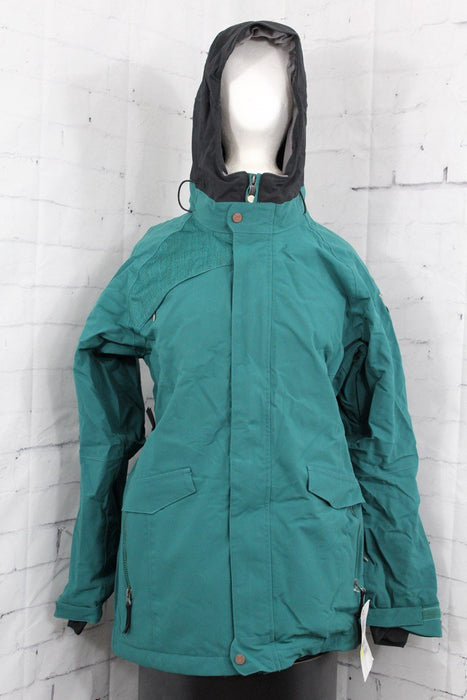 Bonfire Frances Ski and Snowboard Jacket, Women's Medium, Emerald Green New