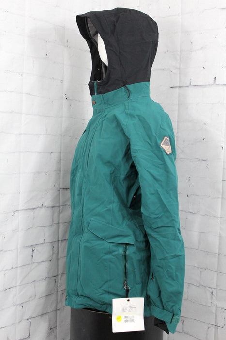 Bonfire Frances Ski and Snowboard Jacket, Women's Medium, Emerald Green New