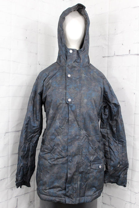 Bonfire Halifax Insulated Snowboard Jacket, Women's Medium, Camo Indigo New