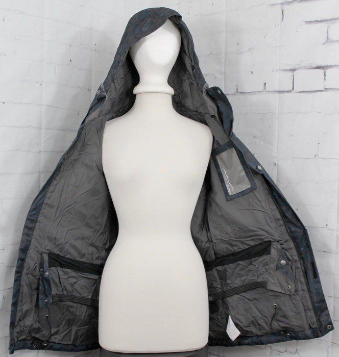 Bonfire Halifax Insulated Snowboard Jacket, Women's Medium, Camo Indigo New