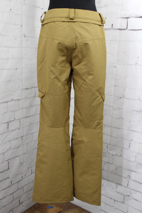 Volcom Bridger Insulated Snow Pants, Women's Extra Small/XS, Burnt Khaki New