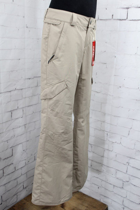 Volcom Bridger Insulated Snow Pants, Women's Extra Small/XS, Sand / Beige New