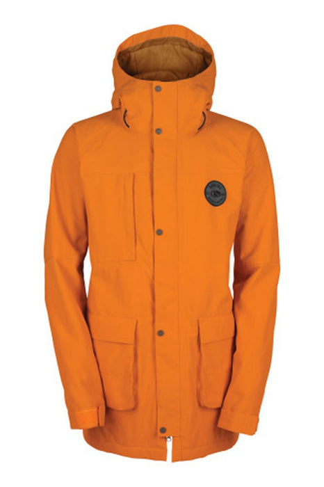 Bonfire Brigade Snowboard Jacket, Men's Medium, Traffic Orange New