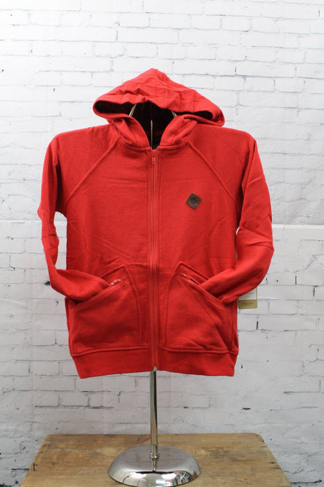 Burton Cranberry Fleece Full Zip Hoodie Girls Youth Medium Hot New