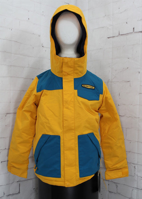 Burton Dugout Snowboard Jacket Boy's Youth Large Cadmium Yellow