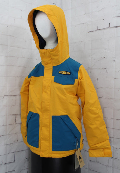 Burton Dugout Snowboard Jacket Boy's Youth Large Cadmium Yellow