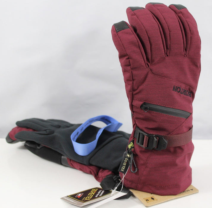 Burton Gore-Tex Snowboard Gloves Womens XS Port Royal Removable Liners New