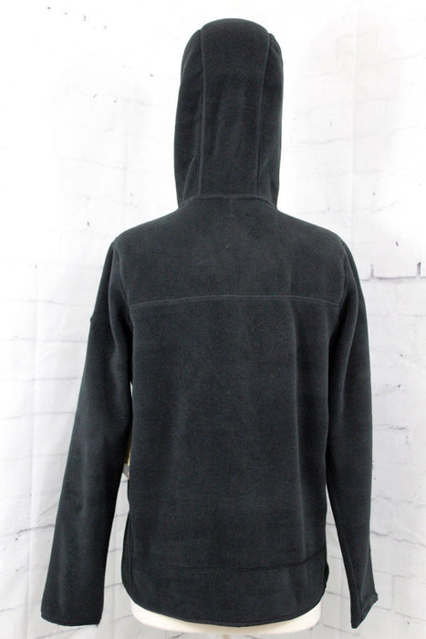 Burton Anouk Full Zip Fleece Long Sleeve Hoodie Medium True Black New