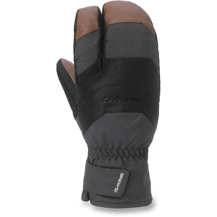 Dakine Camaro Short Trigger Snowboard Mitts Men's Large Carbon Heather Grey New