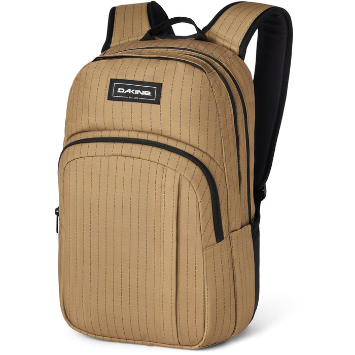 Dakine Campus 25L Laptop Backpack Coyote Morse Code Brown with Cooler Pocket New