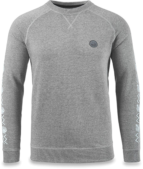 Dakine Men's Carter Raglan Crew Pullover Sweatshirt Large Green Ash Grey New