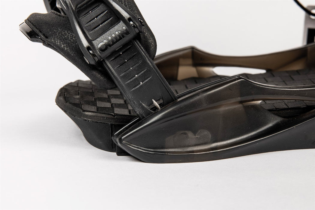 Nitro Mini Charger Youth Snowboard Bindings Small (US 3 - 6.5) Black New