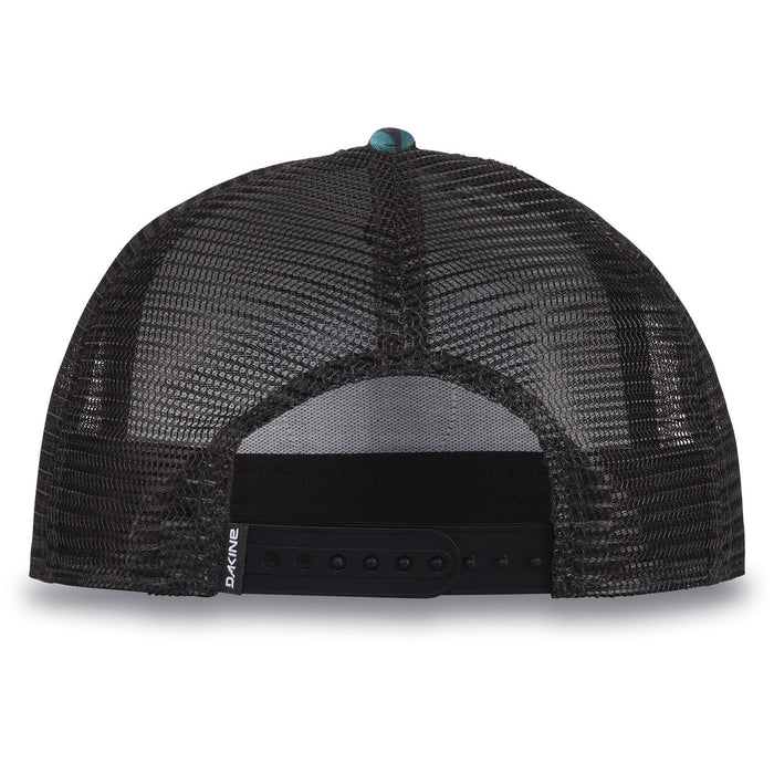 Dakine Classic Paradise Trucker Hat Flat Brim Snapback Cap Black Tropidelic New