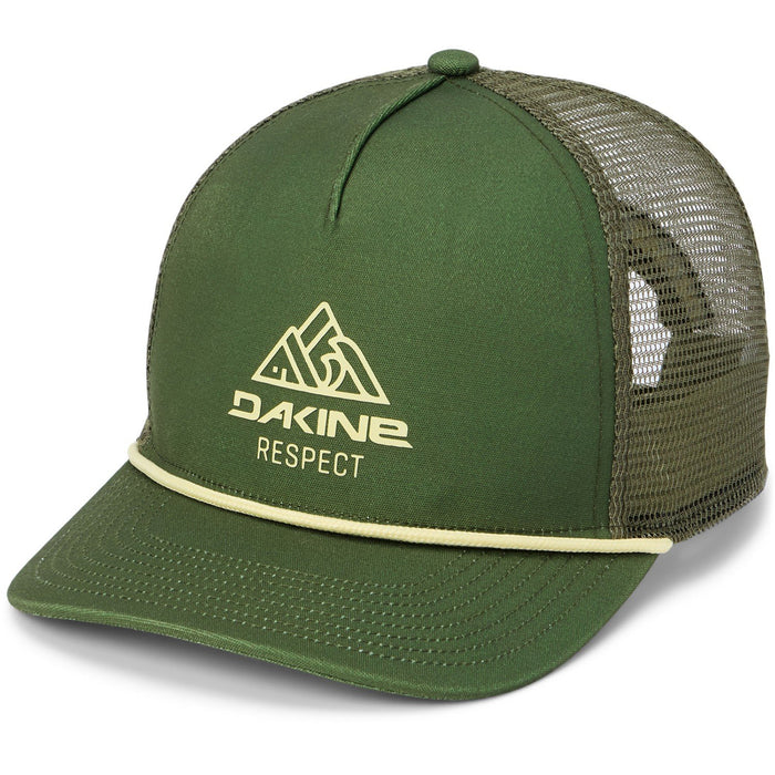 Dakine Coastline Trucker Cap Snapback Curved Brim Hat Cypress Green Respect New