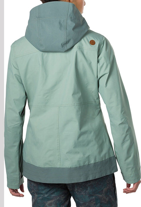 Dakine Womens Cranbrook Shell Snowboard Jacket Medium Coastal / Balsam Green New