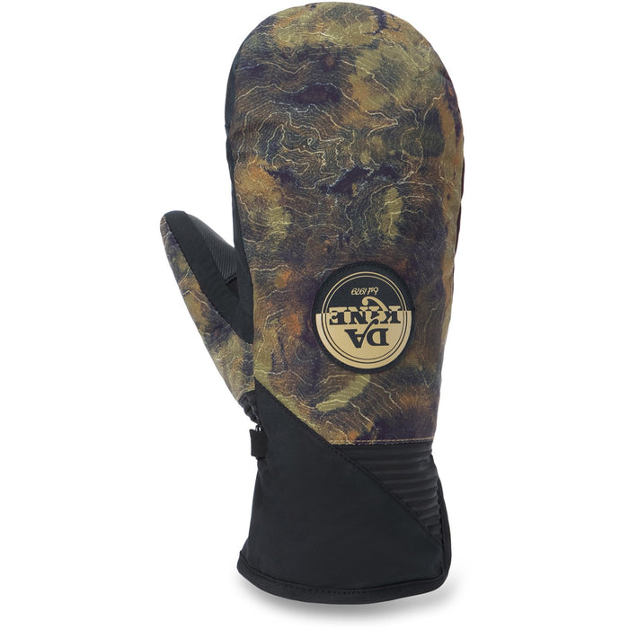 Dakine Crossfire Short Lightweight Snowboard Mitts, Men's Large, Earth Topo New