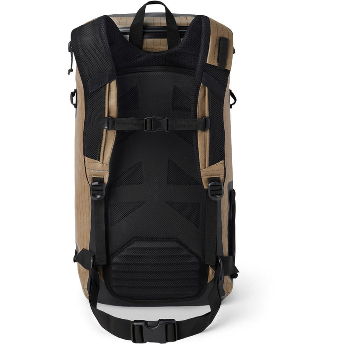 Dakine Cyclone DLX Dry Waterproof Surf Backpack 36L Coyote Morse Code Pinstripe