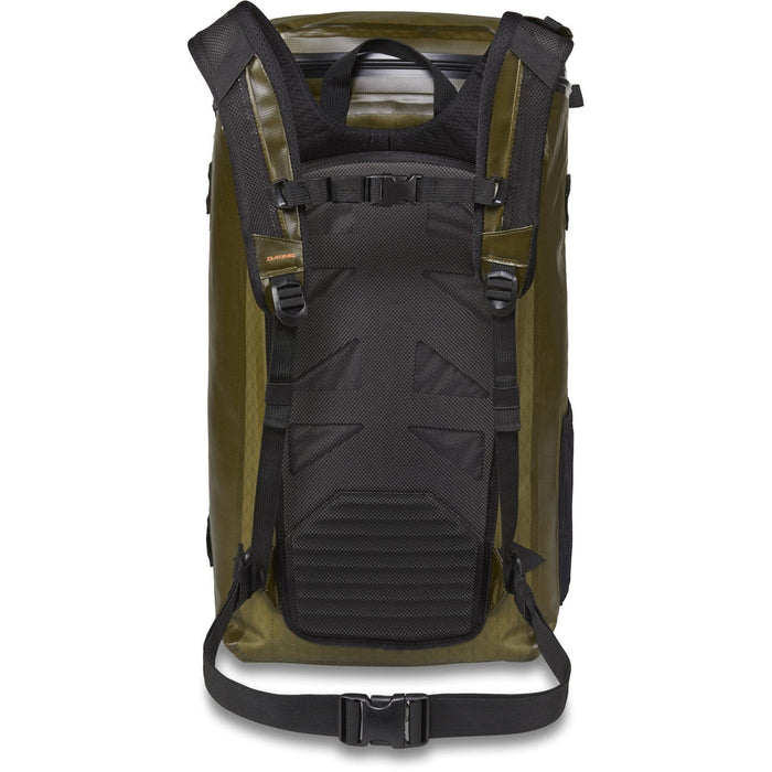 Dakine Cyclone DLX Dry Pack 36L Submersible Waterproof Surf Backpack Dark Olive