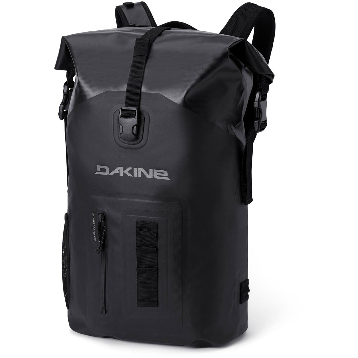 Dakine Cyclone Wet / Dry Rolltop 34L Waterproof Surf Backpack Black Ne ...