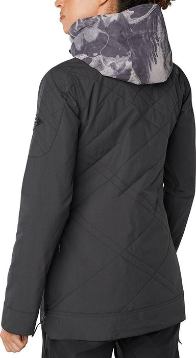 Dakine Cypress Anorak Snowboard Jacket, Women's Medium, Black / Tempest New