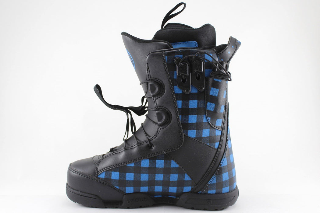 Celsius Fenom-Ozone Snowboard Boots 7 Cyan Plaid New Old Stock NOS