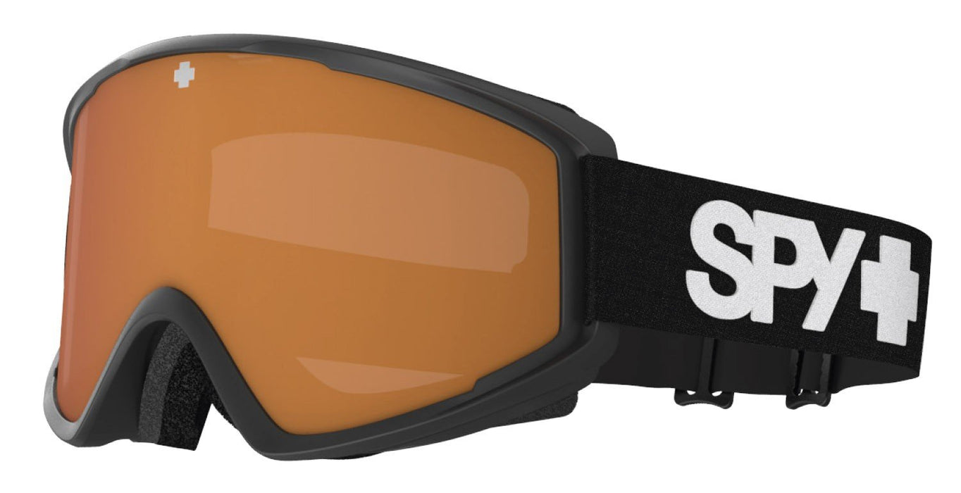 Spy Crusher Jr Snow Goggles Matte Black Frame, LL Persimmon Lens New