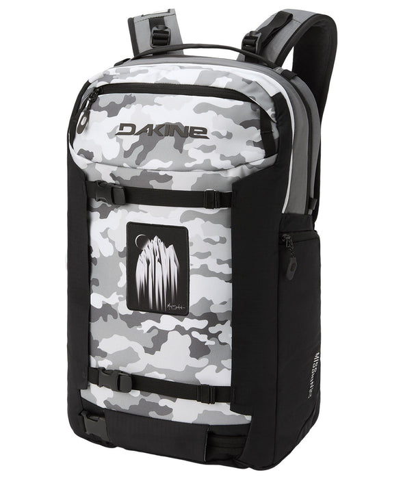 Dakine Team Mission Pro 25L Backpack Karl Fostvedt Snow Camo Print New