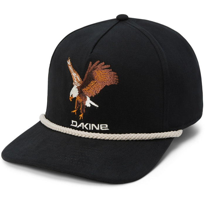 Dakine Day N Night Curved Brim Snapback Ballcap Hat Black Bald Eagle New