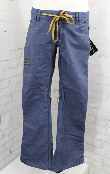DC Viva Shell Snowboard Pants, Women's Medium, Dress Blue (Denim) New