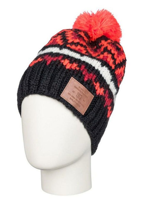 DC Camden Pom Women's Beanie Anthracite Black New